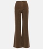 Anna cotton-blend corduroy wide-leg pants