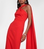 Caped cady maxi dress