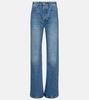 High-rise wide-leg jeans