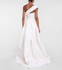 Bridal Freyja one-shoulder silk gown