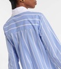 Marisol striped cotton poplin shirt