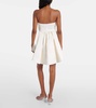 Bridal strapless minidress