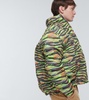 Camouflage quilted cotton jacket