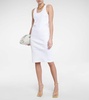 Cotton-blend jersey tank dress