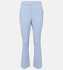 Tani cropped high-rise flared pants