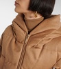 The Cube Dalia camel hair puffer jacket