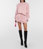 Cashmere miniskirt