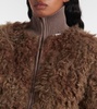 Faux-fur jacket