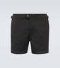 Side-buckle swim trunks