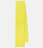 Ruben ribbed-knit cashmere scarf