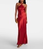 Cadence beaded satin gown