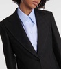 GG jacquard dry wool blazer