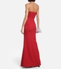 Strapless cady gown