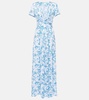 Lou printed maxi dress