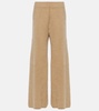 Ellery brushed cashmere flared pants 