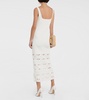 Romina crochet-trimmed midi dress