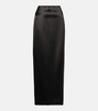 Bartelle satin maxi skirt