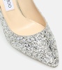 Romy 85 glitter pumps