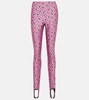 x Naj-Oleari 3 Moncler Grenoble printed stirrup ski pants