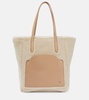 Sesia Large shearling tote bag