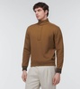 Whitney cotton and cashmere jersey sweatshirt