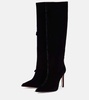 So Matignon 105 velvet knee-high boots