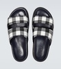 Checked canvas slides