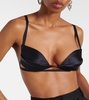 Double Petal satin bra top