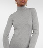 Cashmere and silk turtleneck dress