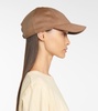 Wool and cashmere baseball cap