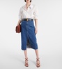 Victoria denim midi skirt