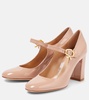 Mary Ribbon patent leather pumps