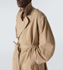 Montrose cotton and linen trench coat