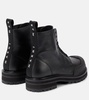 Dada leather combat boots