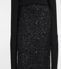 Boucle wool maxi skirt