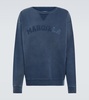 Logo cotton fleece sweatshirt