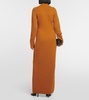 Teagan cable-knit wool maxi dress