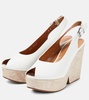 Dylan slingback wedge pumps