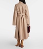 Oversized cashmere coat