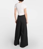 Criselle high-rise wide-leg jeans