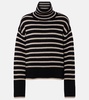 Fleur striped cashmere sweater