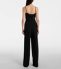 High-rise wool wide-leg pants