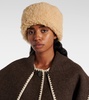 Shearling hat