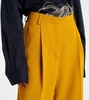 High-rise wide-leg pants