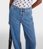 Moon high-rise flared jeans