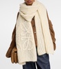 Anagram open-knit mohair-blend scarf