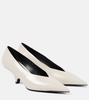 The Wedge-Heel Pump — Cream