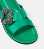 Chilanghi embellished satin sandals