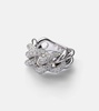 Catene 18kt white gold ring with diamonds