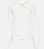 White Label cable-knit wool cardigan